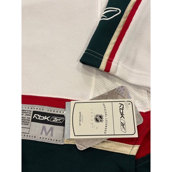 Deadstock Reebok Minnesota Wild White Stitched NHL Hockey Jersey Men's Medium - Picture 9 of 9